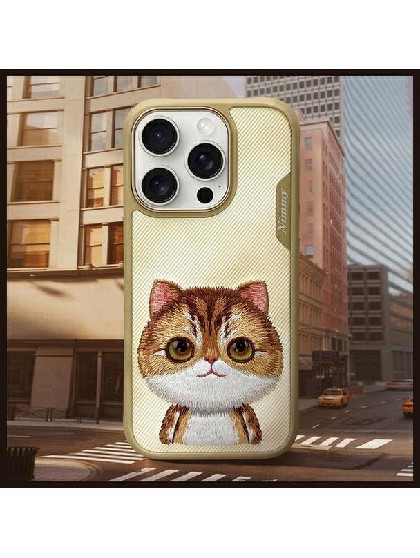 NIMMY futerał BIG EYED PET 2.0 Cat do IPHONE 16 Pro Max khaki