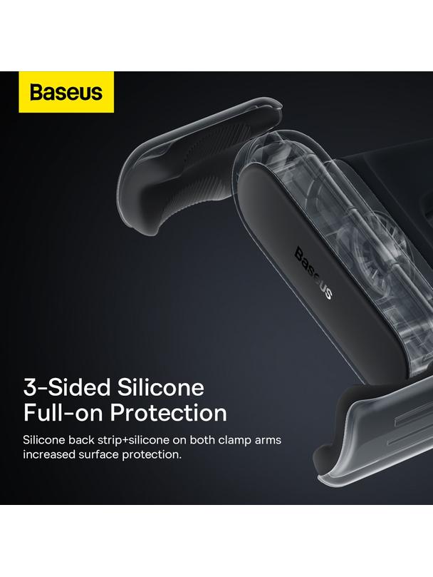 BASEUS uchwyt samochodowy do kratki z podwójnym mocowaniem SUGP000001 czarny