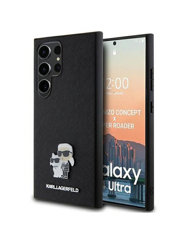 KARL LAGERFELD futerał do SAMSUNG S24 Ultra KLHCS24LPSAKCMPK (SAFFIANO KC PIN) czarny