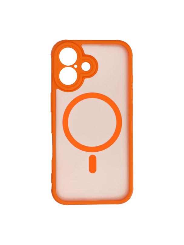 Futerał FULL MATTE MAG COVER kompatybilny z MagSafe do IPHONE 16 hermes orange