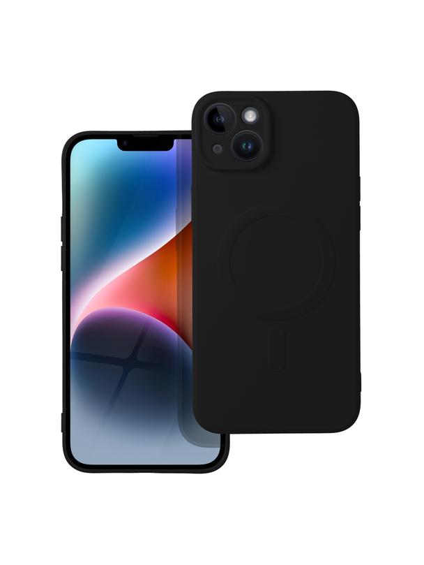 Futerał SILICONE MAG COVER kompatybilny z MagSafe do IPHONE 14 Plus czarny