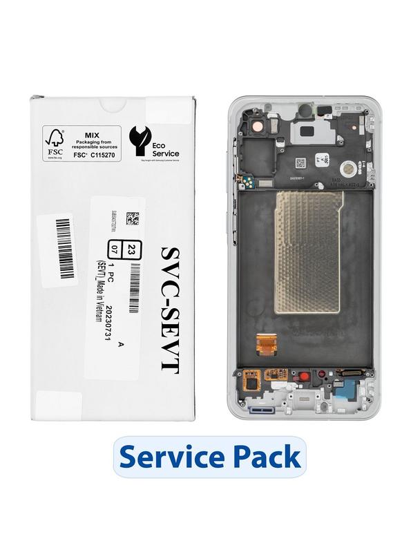 ServicePack Wyświetlacz LCD do SAMSUNG A56 5G A566B Gray GH82-36829B