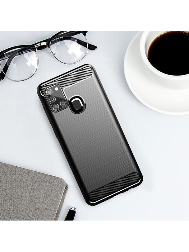 Futerał CARBON do SAMSUNG A21S czarny