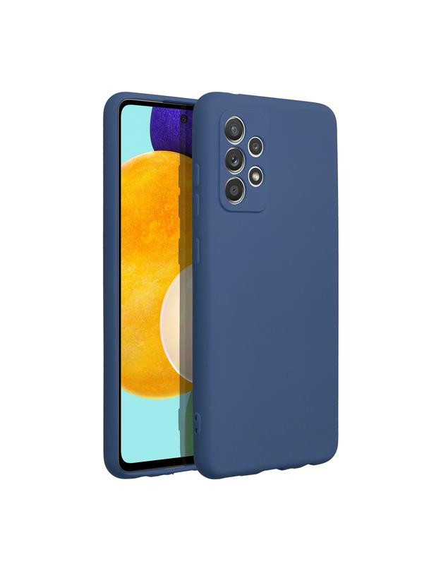 Futerał SILICONE do SAMSUNG A52 5G / A52 LTE ( 4G ) / A52S niebieski