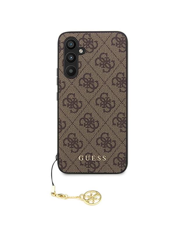 GUESS futerał do SAMSUNG A54 GUHCSA54GF4GBR (4G Charms Collection) brązowy