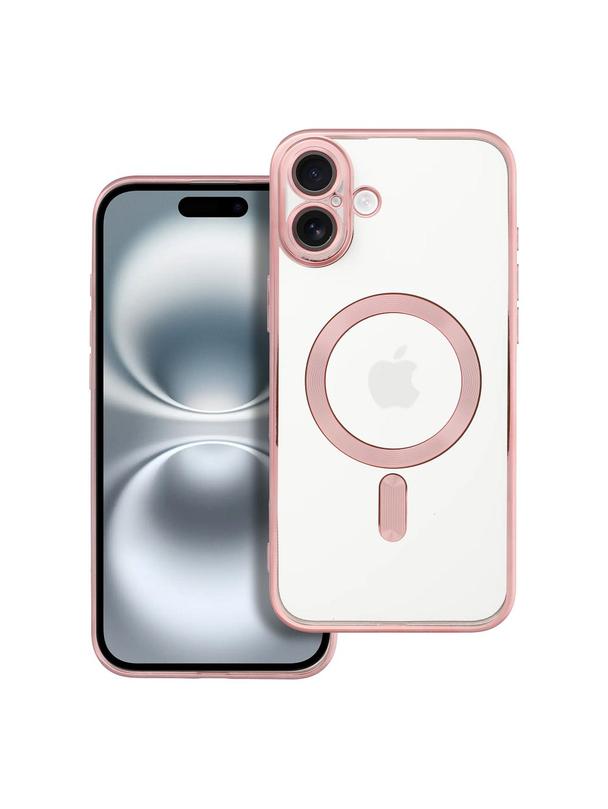 Futerał ELECTRO MAG COVER kompatybilny z MagSafe do IPHONE 16 Plus złoty róż