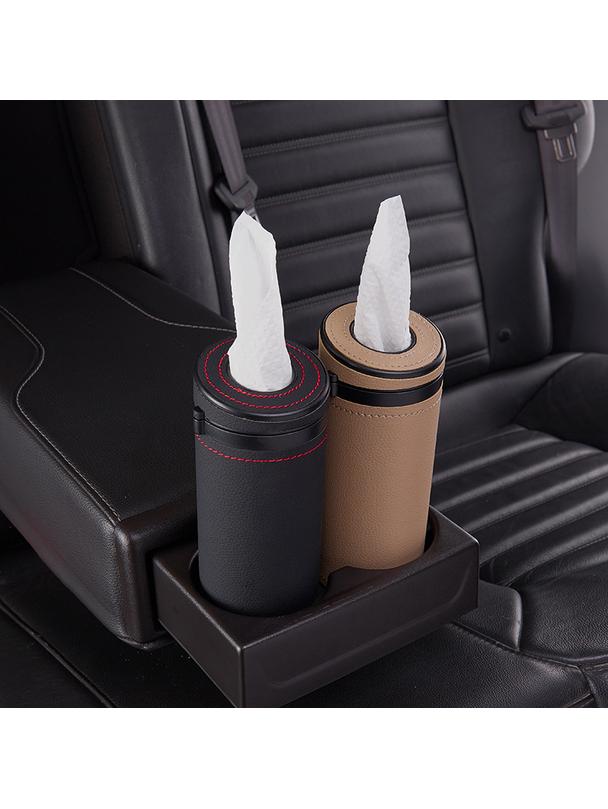 Pojemnik na chusteczki w kształcie tuby czarny