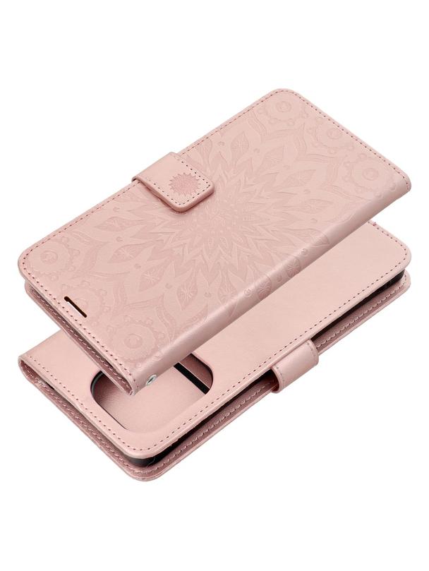 Kabura MEZZO Book do XIAOMI Redmi Note 13 4G mandala złoty róż