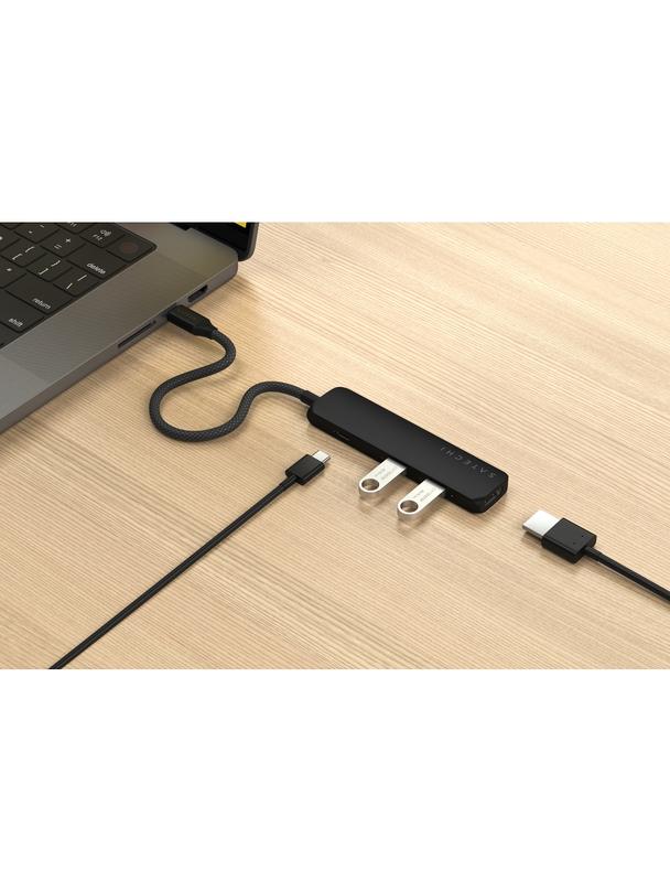 SATECHI adapter HUB 4w1 Typ C ST-P4SK czarny