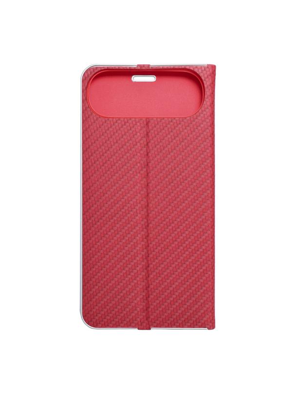 Kabura LUNA Book Carbon do IPHONE 17 Air czerwony