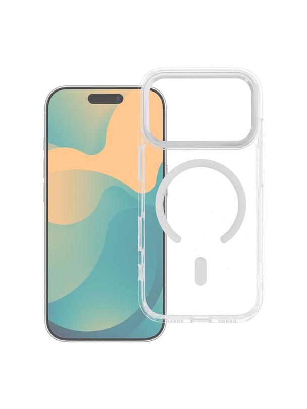 Futerał FRAME CLEAR HYBRID MAG COVER kompatybilny z MagSafe do IPHONE 17 Pro transparentny