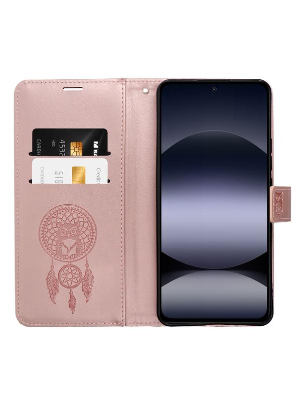 Kabura MEZZO Book do XIAOMI Redmi Note 14 5G łapacz snów złoty róż