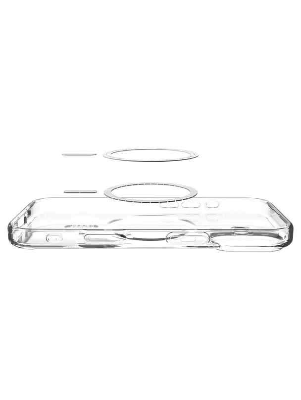 SPIGEN futerał ULTRA HYBRID MAG kompatybilny z MagSafe do IPHONE 17 clear white