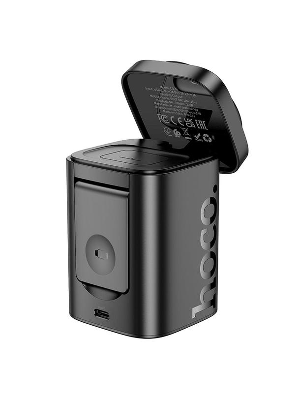 Ładowarka indukcyjna Hoco 3w1 15W kompatybilna z Apple Watch CQ20 czarna