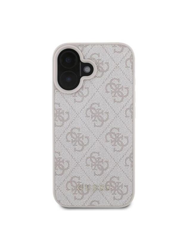 GUESS futerał do IPHONE 16 GUHCP16SG4GFPI (PU 4G Classic) różowy