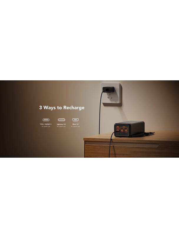 Powerbank Veger Tank Lite (W5001) PD QC3.0 5A 22,5W  50000 mAh czarny