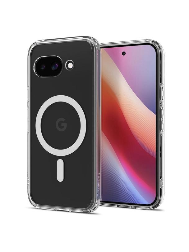 SPIGEN futerał ULTRA HYBRID MAG kompatybilny z MagSafe do GOOGLE PIXEL 9A clear/white