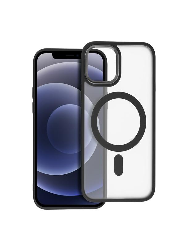 Futerał MATTE MAG COVER kompatybilny z MagSafe do IPHONE 12 / 12 Pro czarny