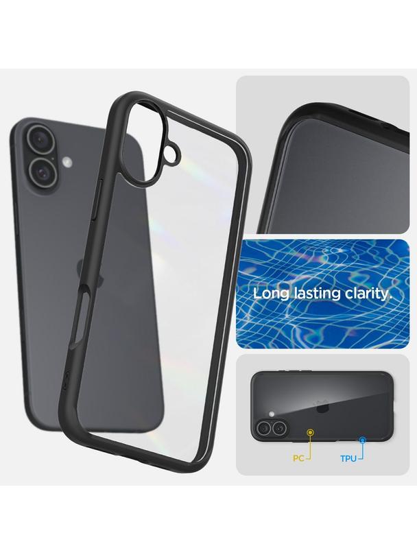 SPIGEN futerał ULTRA HYBRID do IPHONE 16 matte black