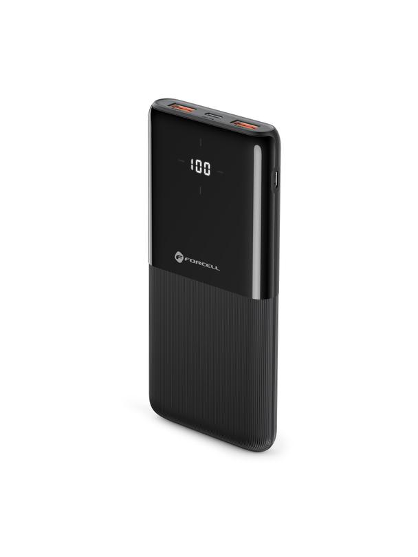 Powerbank Forcell F-Energy P10k1 PD QC3.0 3A 20W 10000 mAh czarny