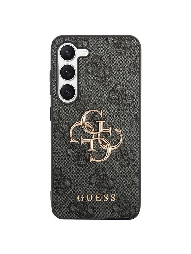 GUESS futerał do SAMSUNG S23 FE GUHCS23FE4GMGGR (Big Metal Logo) szary