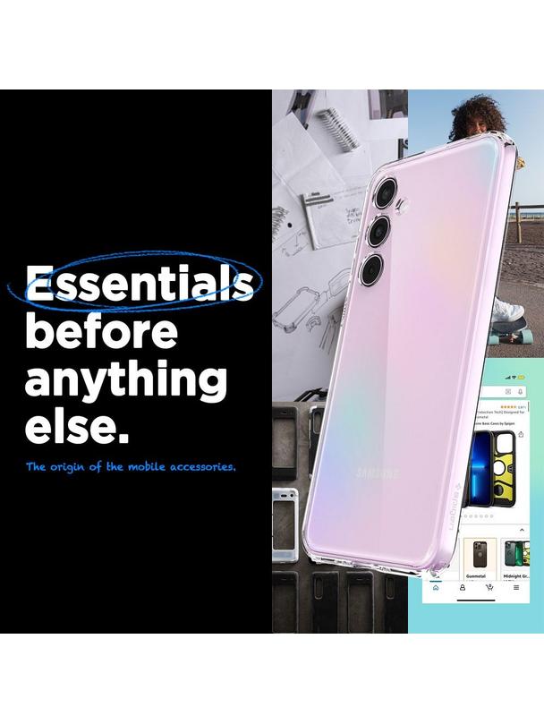 SPIGEN futerał ULTRA HYBRID do SAMSUNG A35 5G transparent