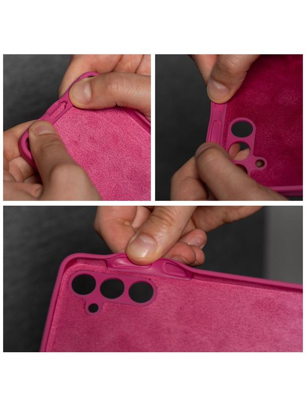 Futerał SILICONE 2mm do HONOR 400 SMART róż