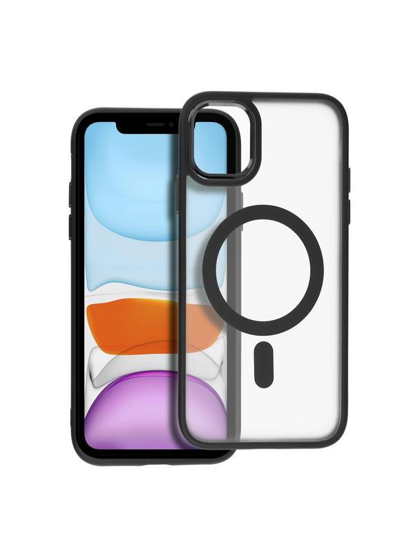 Futerał MATTE MAG COVER kompatybilny z MagSafe do IPHONE 11 czarny