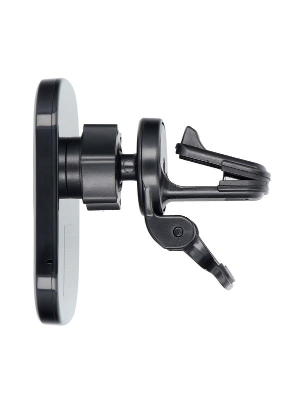 Uchwyt samochodowy magnetyczny do kratki z ładowaniem indukcyjnym kompatybilny z MagSafe 15W D10 czarny