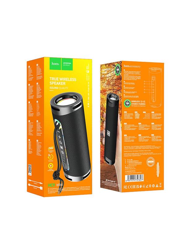 Głośnik bluetooth 2 x 5W 5h Hoco HC9 czarny