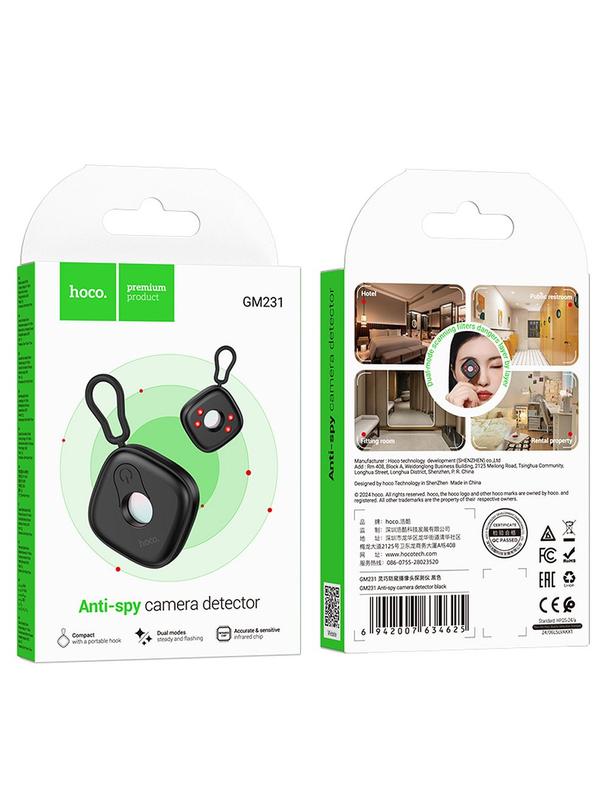 Detektor wykrywacz ukrytych kamer Hoco GM231 czarny