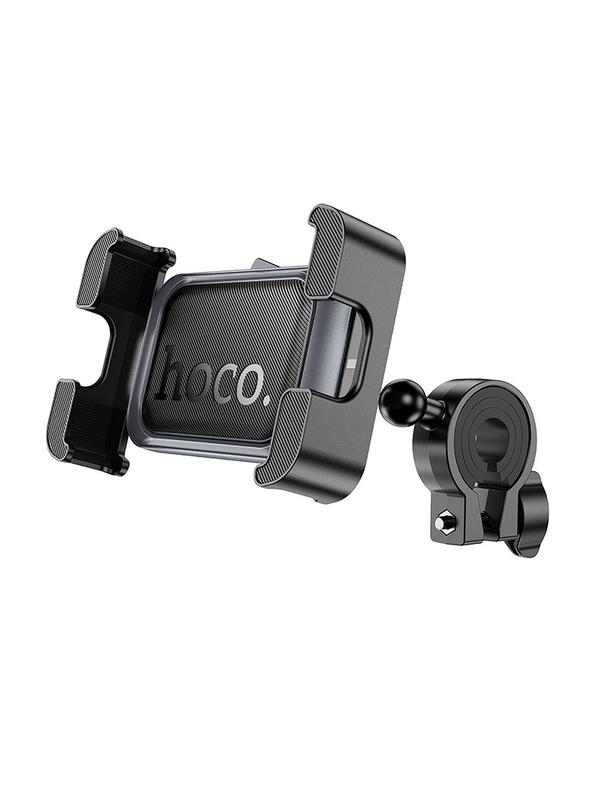 Uchwyt na telefon do roweru / motocykla Hoco do kierownicy H82 czarno szary
