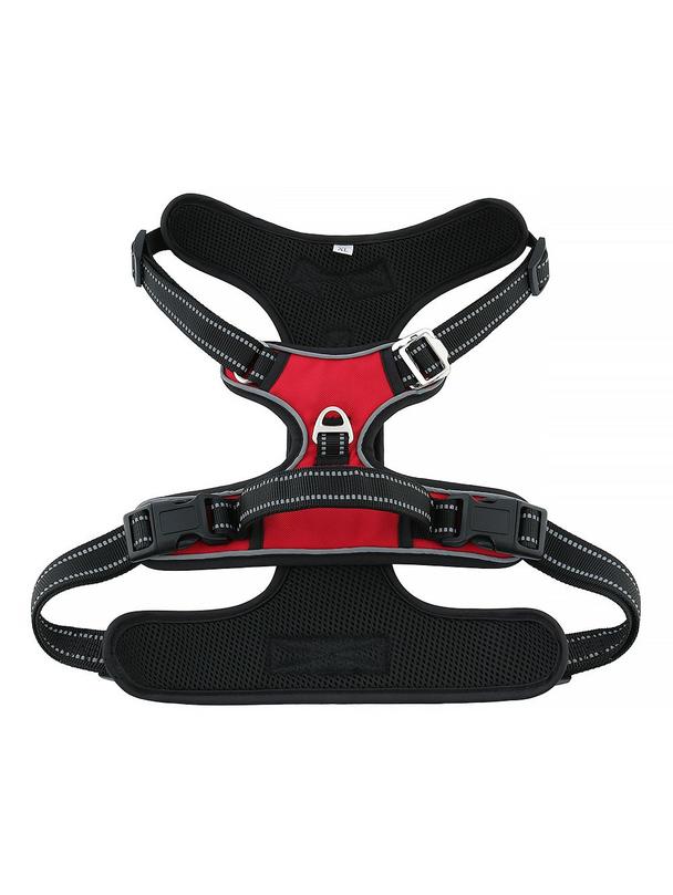 Szelki dla psa OXFORD A rozmiar XS czerwono czarne