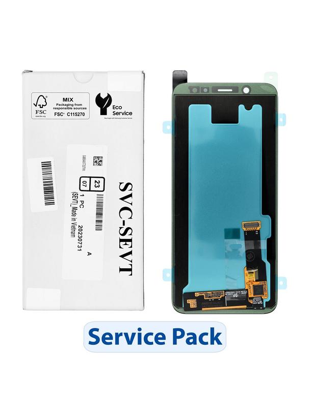 ServicePack Wyświetlacz LCD do SAMSUNG A6 2018 A600F GH97-21898A bez ramki