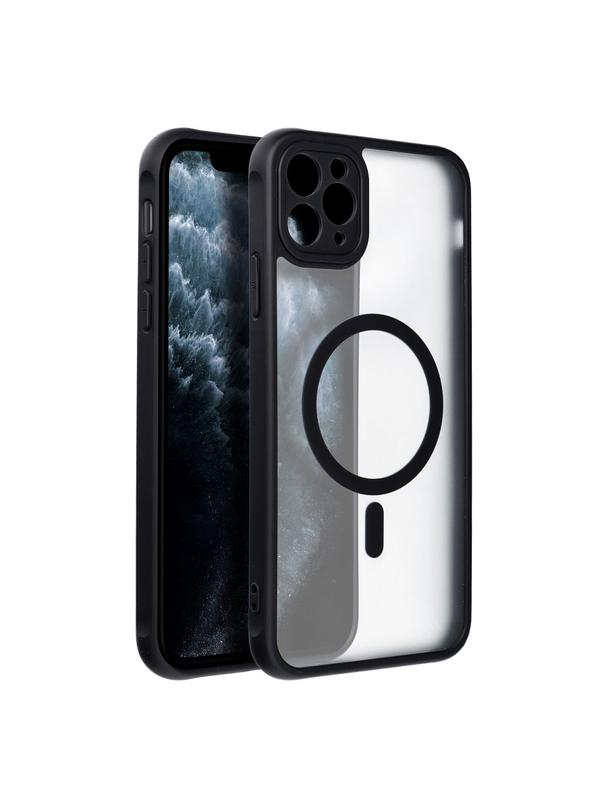 Futerał FULL MATTE MAG COVER kompatybilny z MagSafe do IPHONE 11 Pro Max czarny