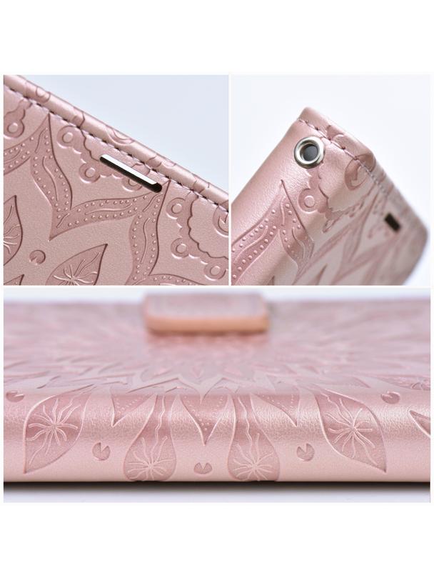 Kabura MEZZO Book do XIAOMI Redmi Note 12 4G mandala złoty róż