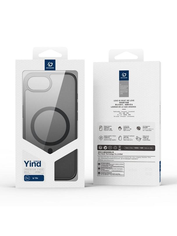 DUX DUCIS futerał YIND do IPHONE 16e (SE 4 2025) czarny