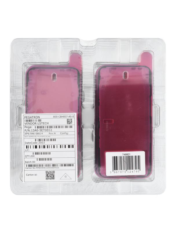 ServicePack Taśma klejąca uszczelka wyświetlacza do iPhone 13 (opakowanie 200szt)