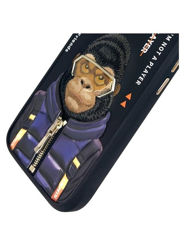 NIMMY futerał COOL&CUTE 2.0 Monkey do IPHONE 16 czarny