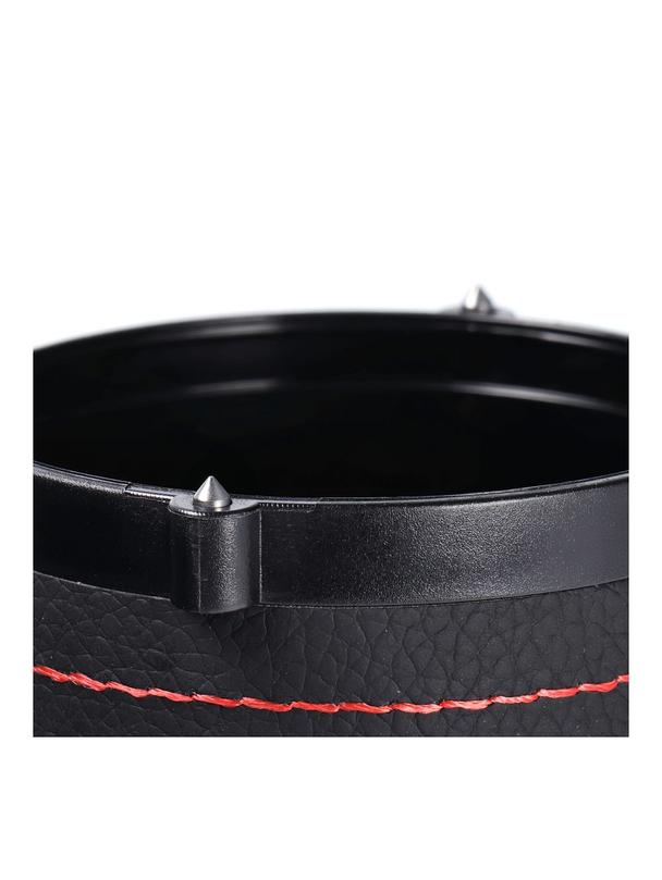 Pojemnik na chusteczki w kształcie tuby z opcją wybicia szyby czarny