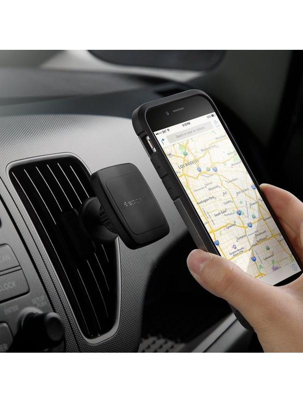 SPIGEN uchwyt samochodowy magnetyczny do kratki H12 czarny