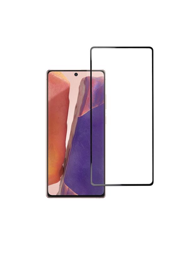 Szkło hartowane do Samsung Galaxy Note 20 (full glue/case friendly/działający czytnik) - czarny