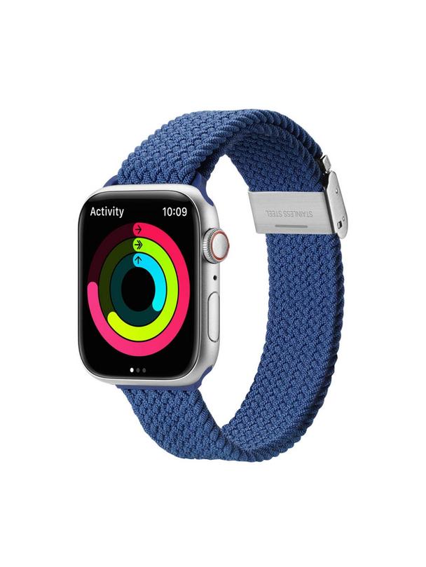 DUX DUCIS pasek MIXTURE II pleciony do Apple Watch 42 / 44 / 45 mm niebieska