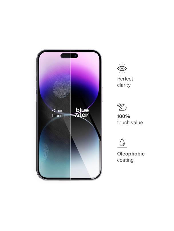 Szkło hartowane do iPhone 14 PRO MAX Blue Star