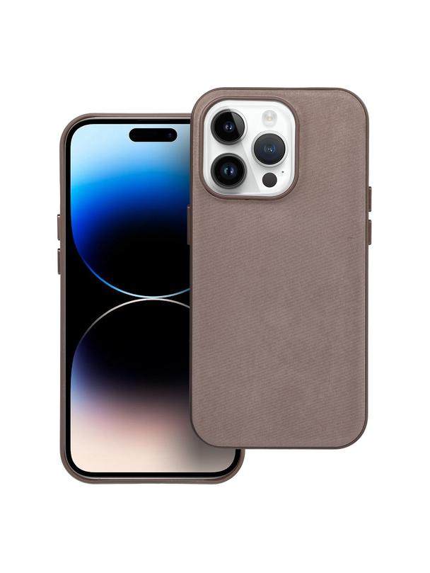 Futerał WOVEN MAG COVER kompatybilny z MagSafe do IPHONE 14 Pro jasny brązowy