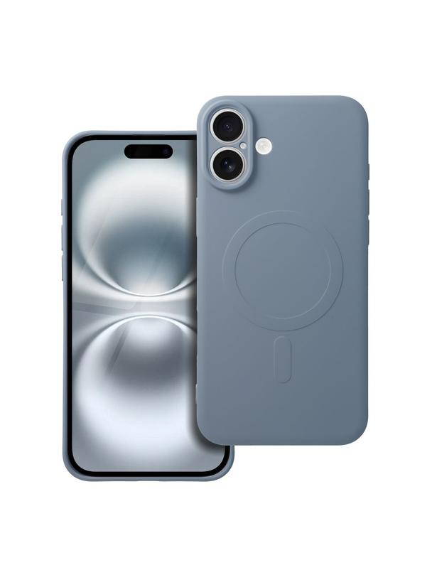 Futerał SILICONE MAG COVER kompatybilny z MagSafe do IPHONE 17 jasny niebieski