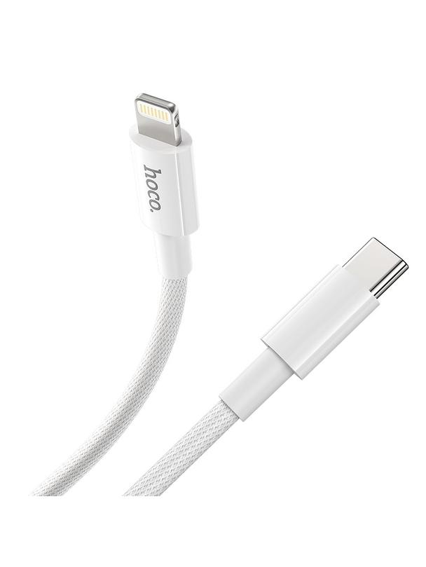 Kabel USB C do Lightning Hoco PD 3A 20W 1 m X56 biały
