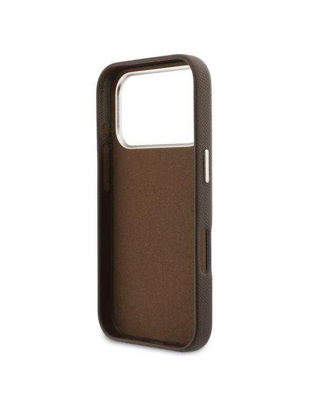 GUESS futerał do IPHONE 17 Pro GUHCP17L5PS4RGGW (PU FW Resin Logo) brązowy