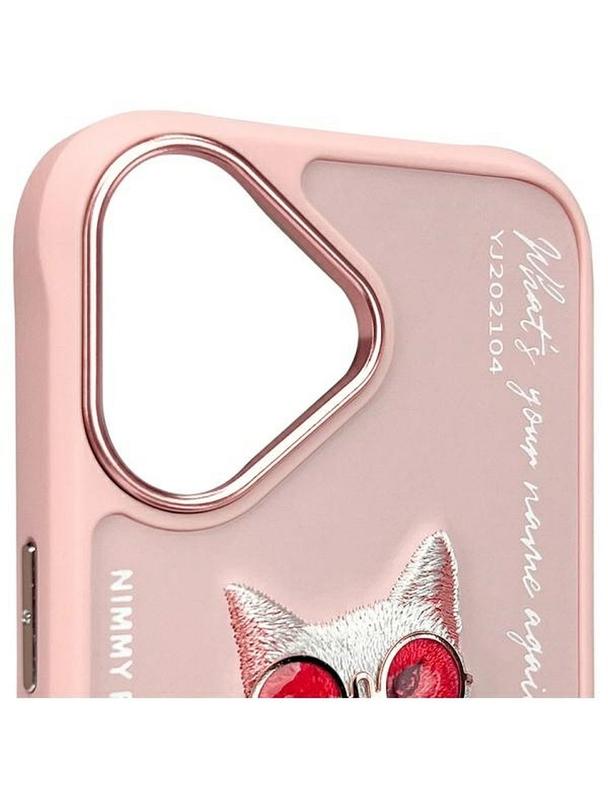 NIMMY futerał GLASSES COOL CAT do IPHONE 16 różowy