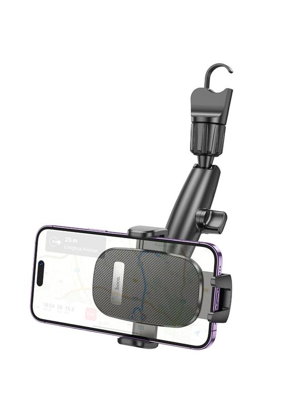 EOL Uchwyt na telefon do samochodu uniweralny Hoco na lusterko H17 czarny